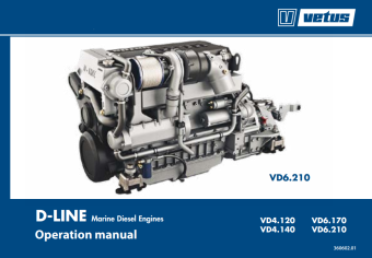 Vetus 360602.01 - Operation Manual D-Line VD4, VD6, English