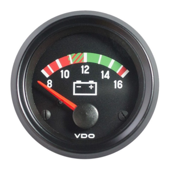 VDO 332-030-001C - Cockpit International Voltmeter 8-16V 52mm 12V