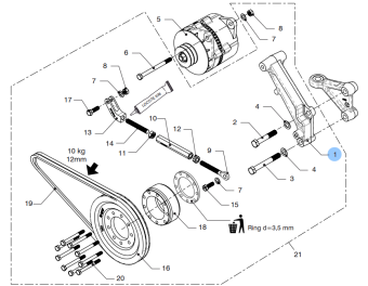 Vetus 18-15006 - Support