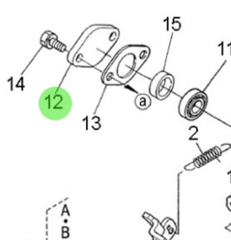 Nanni Diesel 970302885 - Speed Regulator Gasket for 4.150HE Engines