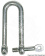 Osculati 08.222.12 - Long Shackle With Captive Pin AISI 316 12 mm