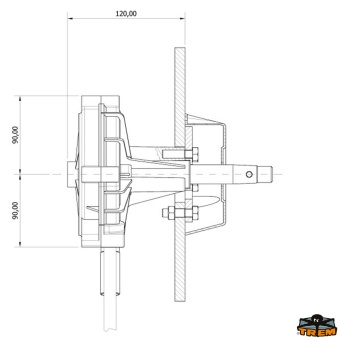 Trem L5371066 - Mechanical Steering G.12