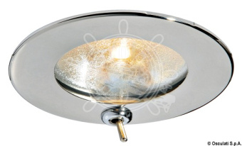 Osculati 13.447.91 - Atria Halogen Spotlight Polished Stainless Steel With Switch