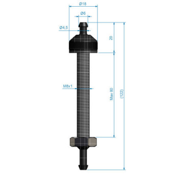 Roca 531147 Bulkhead Fitting For Washer Systems