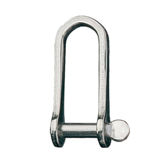 Ronstan RF622 Stainless Steel Long D Shackle, 3/16" Pin, Coined Head