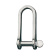Ronstan RF622 Stainless Steel Long D Shackle, 3/16" Pin, Coined Head