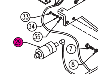 Northern Lights 185206203 - Stop Solenoid 24 Volt  