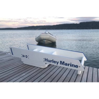 Hurley Marine H30 Davit With Manual Winch - Black