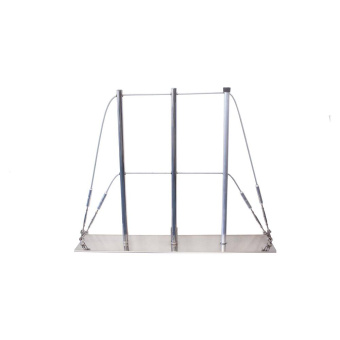 Hoenderop Aluminium Guard Rail Stanchion, Fixed – Matt Finish, Welding Pin Included