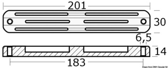 Osculati 43.033.00 - Universal Rod For 40/HP And Over, 2 Strokes