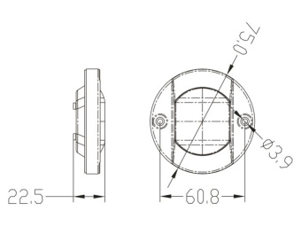 Talamex Sternlight Surface Mount SS Round LED