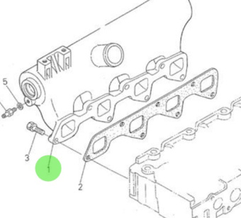 Nanni Diesel 970313086 - Inlet Manifold for N4 Series Engines