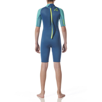 Plastimo P203731 - Essential 3/2mm Neoprene Wetsuit Shorty Kids Azure Blue Size Y-XL