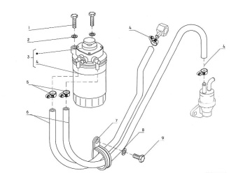 Nanni Diesel 970310745 - FILTER for 4.330TDI