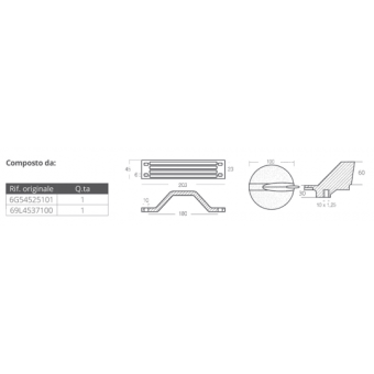 Tecnoseal Aluminium Anodes Kit For Yamaha 200-300 HP