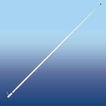 Glomex RA1206NY RA1206 VHF Antenna - 6DB - 2.4M Fiber With 4.5M Nylon Base Cable