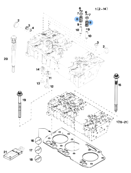 Vetus VD20120 - Compression Spring