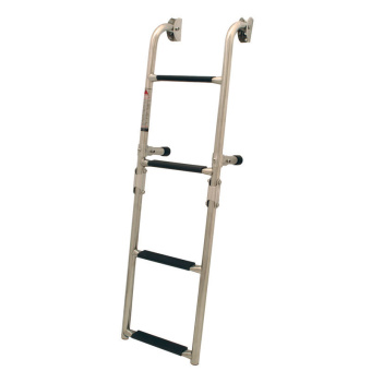 Lalizas 99500 - Folding Ladder For Transom, Stainless Steel 316, 1+2 Steps, 257x596mm