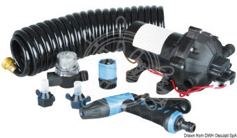 Osculati 16.521.12 - Washdown Kit For Deck Washing 12 V