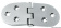 Osculati 38.455.02 - Hinge Reversed Pin Heavy Duty 130x60 mm