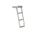 Båtsystem BKT73T - Telescopic Ladder, 3 Steps, Teak
