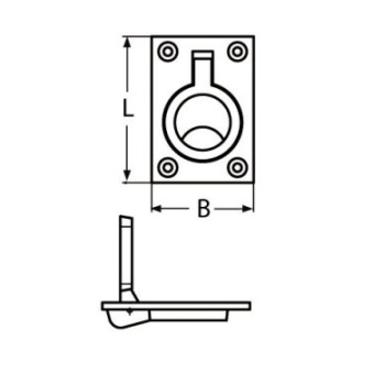 Euromarine A4 Panel Lifter - 63x44mm