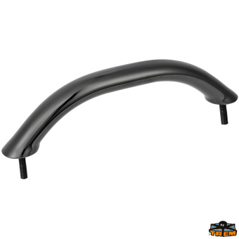 Trem Black Line AISI 316 Oval Stainless Steel Handrails with Black PVD Finish, 258–490 mm