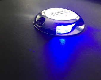 Bluefin LED Pathway Light Polished S/S Blue 12/24V