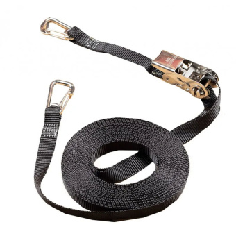 Rapid Marine SR2505SH-10-BK - 25mm Stainless Steel Ratchet 10m Hook - Black