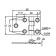 Allpa Stainless Steel Covered Hinge, 56x37x2mm