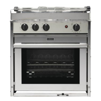 Force 10 F65336 Electric 3-burner Ceramic Grill On 240v Gimbal - Europe