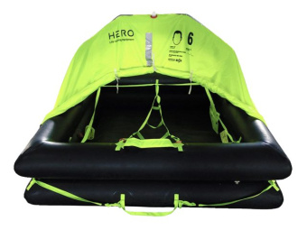 Hero Liferaft Coastal ISO9650-2 6P Container