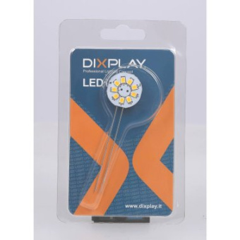 Dixplay Bulb G4 Horizontal 8-35V 1.5W - 9 Warm White LED - Ø23mm