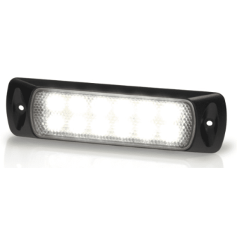 Hella Sea Hawk LED 9-32V Recessed - Spreadlight, White Light, Black Housing