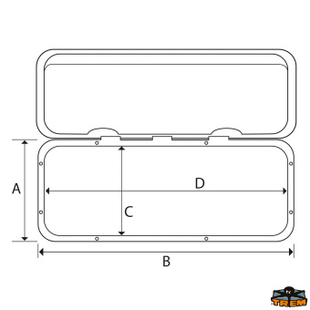 Trem L5318287 - VHF/Radio Hatch with Key Lock