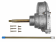 SeaStar SH4910 - Steering Helm 'NFB' 4.2 Rotary