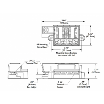 Blue Sea ST Blade Compact Fuse Block Circuits 8