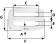 Wichard 6771 - Double Buckle Stainless Steel 4 x 42 mm - 10 pieces Wichard 6771 - Double Buckle Stainless Steel 4 x 42 mm - 10 pieces