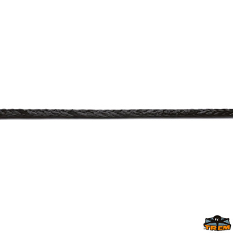 Trem F6205080 - Hobart Dyneema Halyard Without Cover Black Color