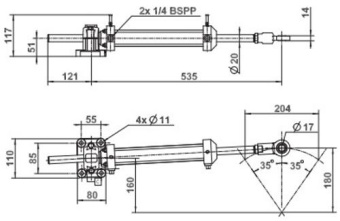 Lecomble & Schmitt Cylinder LC463 40DTP 84KGM 191cc