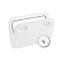 Nuova Rade 196852 - Mid Line Hatch w/Lock, White, 355x600mm