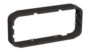 Fusion PS-A43SPB - Panel Stereo Surface Mount Spacer, 43mm, Black