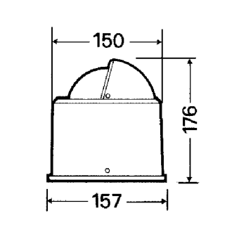 Riviera Urania BU2 Series Black Compass High Speed Gradation 5°