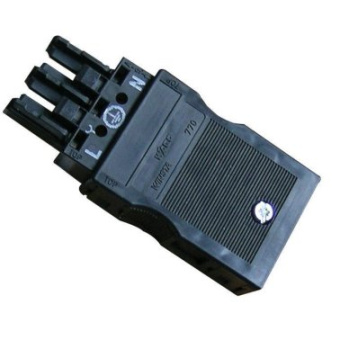  Black Male Connector AUX Outputs 230V