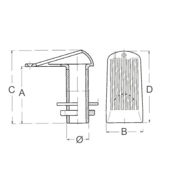 Guidi Brass Intake Strainer 1/2"