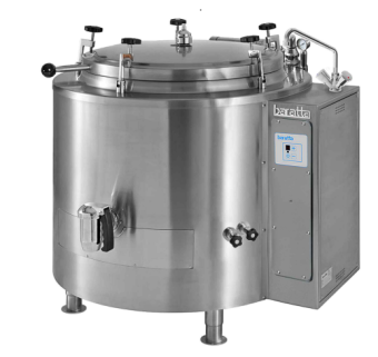 Baratta PIAN-100EEA Marine Indirect Electric Boiling Pan With Autoclave Lid