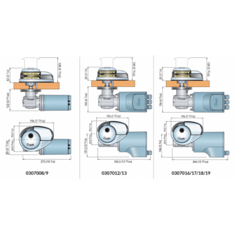 Quick DP2 Vertical Windlass With Drum 700 Watt - 12 Volt For Chain 6 mm
