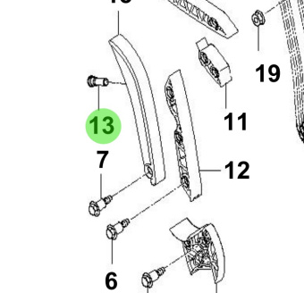 Bukh 24410-3A000 - Hydraulic Tensioner Assembly for S270J Engines