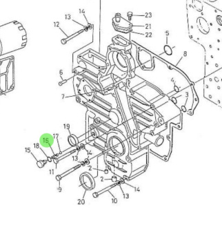 Nanni Diesel 970307914 - Safety Valve Spring for Timing Gear Case