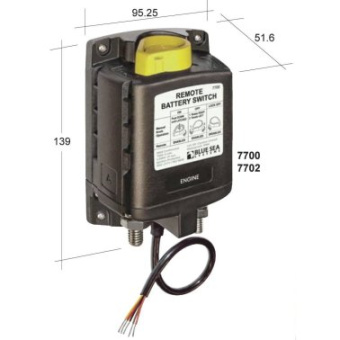 Blue Sea Contura SPDT Bistable Relay Switch